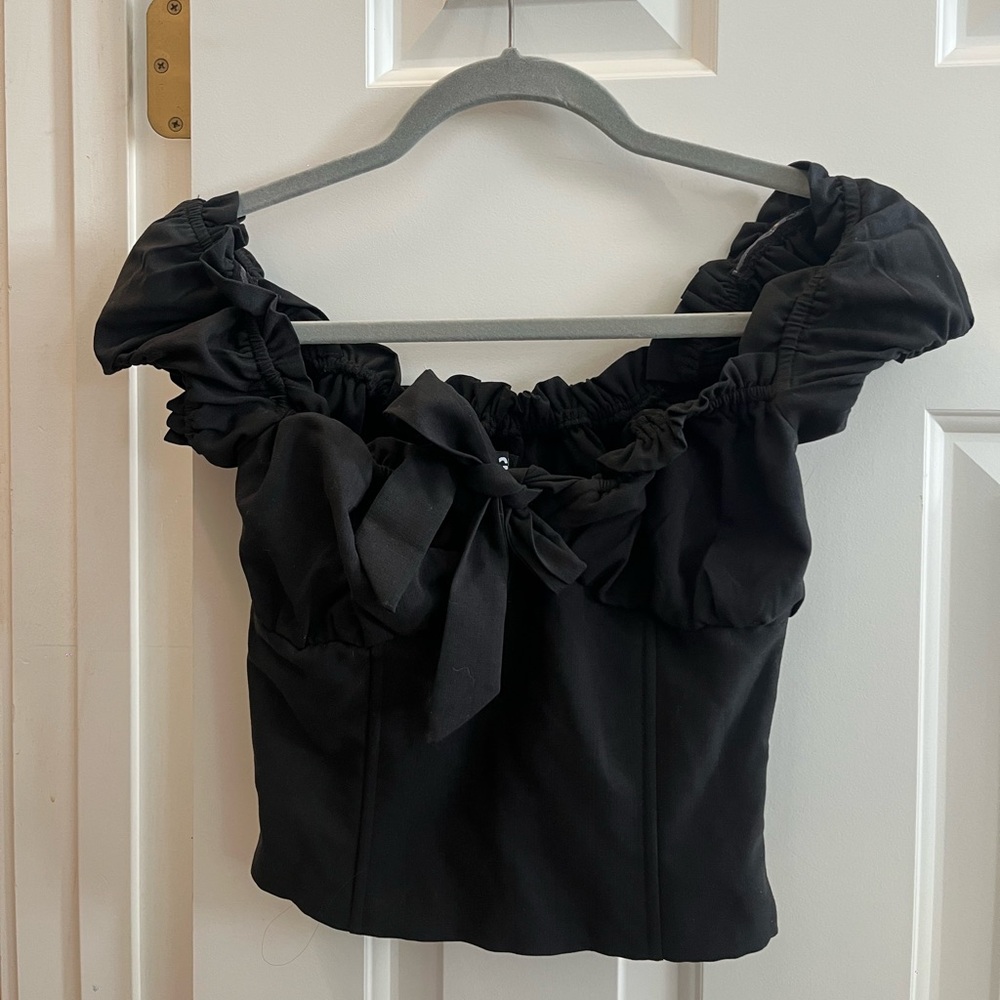 I.AM.GIA Naomi milkmaid corset top